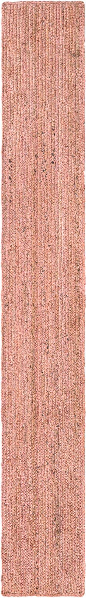 Light Pink 1' 2 x 10' Braided Jute Table Runner