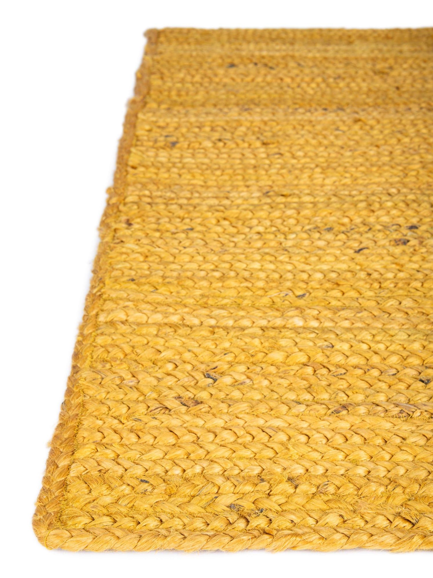 Yellow 1' 2 x 10' Braided Jute Table Runner Area Rug Decorative Dining Room Kitchen All Natural Material Table Cover 100% Jute Hand Braided Natural Eco-Friendly Boho Style Carpet for Living Rooms Dining Office Space Dorms for Sale at Rug Engine