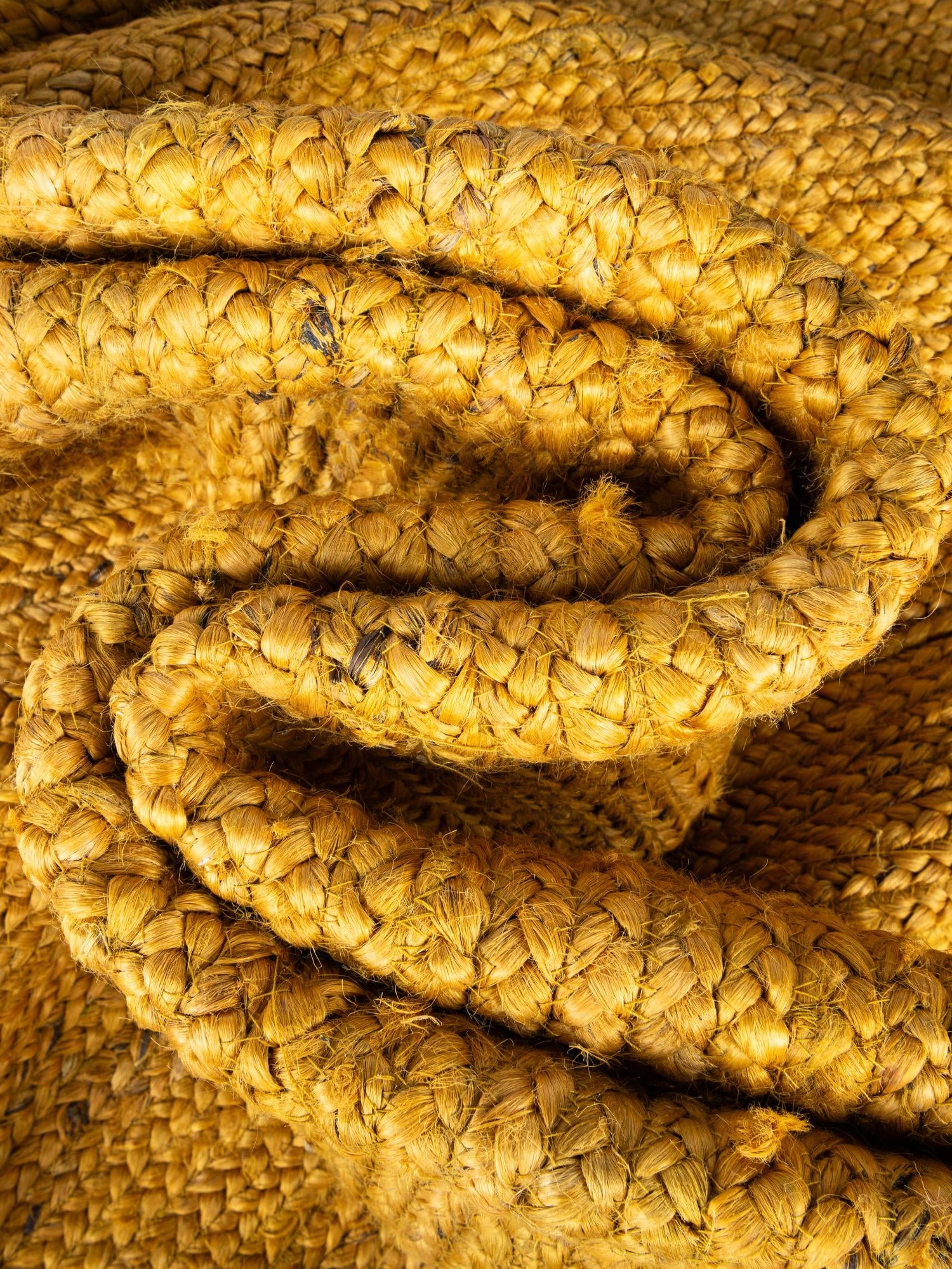 Yellow 1' 2 x 6' 1 Braided Jute Table Runner Area Rug Decorative Dining Room Kitchen All Natural Material Table Cover 100% Jute Hand Braided Natural Eco-Friendly Boho Style Carpet for Living Rooms Dining Office Space Dorms for Sale at Rug Engine