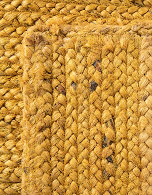 Yellow 1' 2 x 6' 1 Braided Jute Table Runner