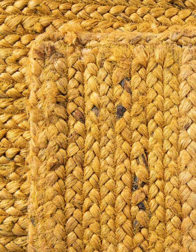 Yellow 1' 2 x 6' 1 Braided Jute Table Runner
