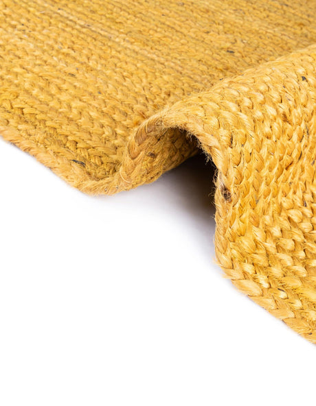 Yellow 1' 2 x 8' Braided Jute Table Runner Area Rug Decorative Dining Room Kitchen All Natural Material Table Cover 100% Jute Hand Braided Natural Eco-Friendly Boho Style Carpet for Living Rooms Dining Office Space Dorms for Sale at Rug Engine