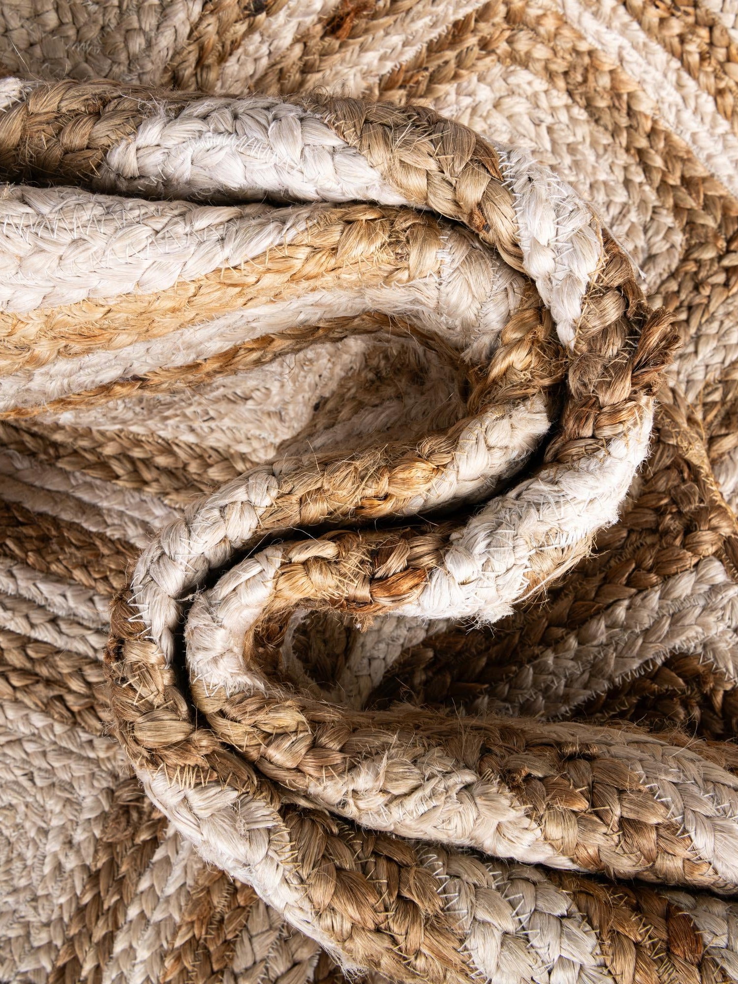 Natural 1' 2 x 10' Braided Jute Table Runner Area Rug Decorative Dining Room Kitchen All Natural Material Table Cover 100% Jute Hand Braided Natural Eco-Friendly Boho Style Carpet for Living Rooms Dining Office Space Dorms for Sale at Rug Engine
