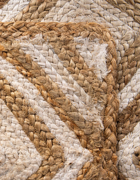 Natural 1' 2 x 10' Braided Jute Table Runner Area Rug Decorative Dining Room Kitchen All Natural Material Table Cover 100% Jute Hand Braided Natural Eco-Friendly Boho Style Carpet for Living Rooms Dining Office Space Dorms for Sale at Rug Engine