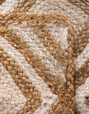 Natural 1' 2 x 5' 1 Braided Jute Table Runner