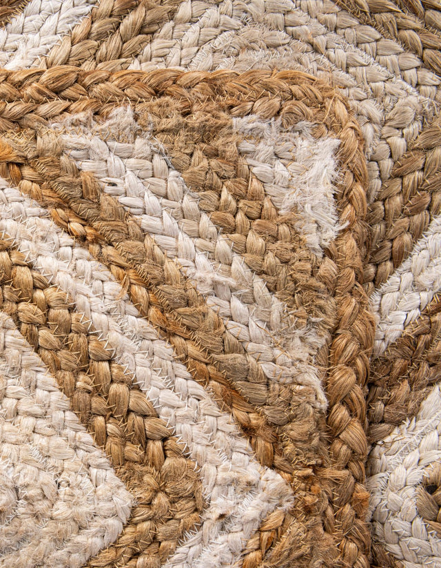 Natural 1' 2 x 5' 1 Braided Jute Table Runner