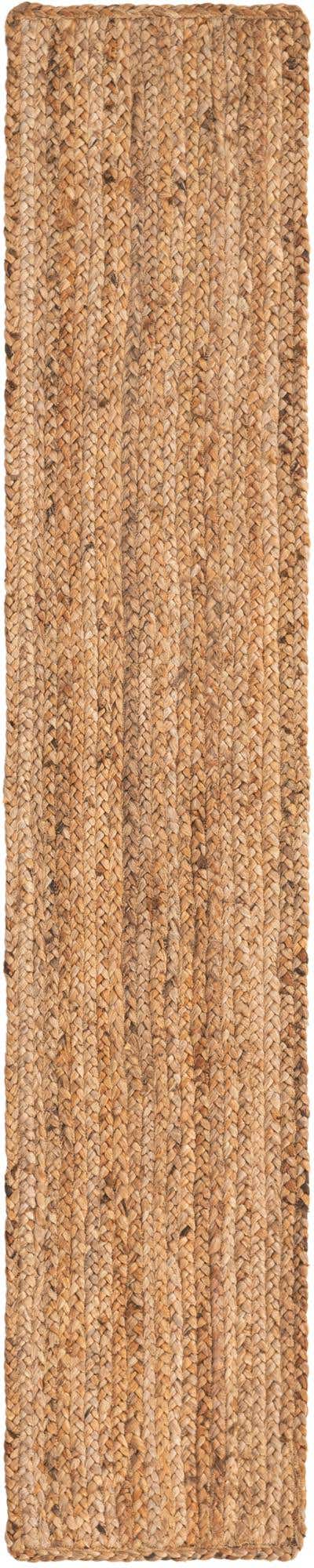 Natural 1' 2 x 6' 1 Braided Jute Table Runner