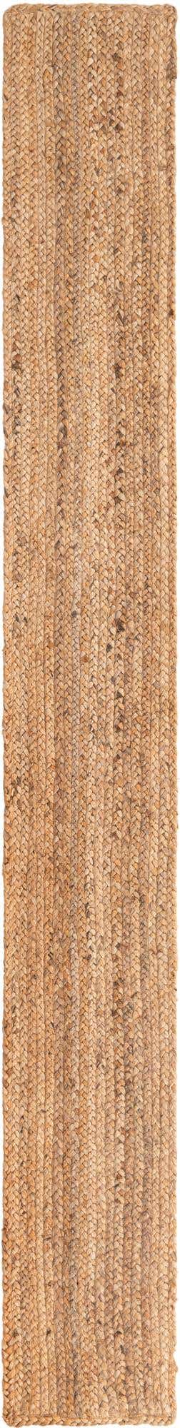 Natural 1' 2 x 10' Braided Jute Table Runner