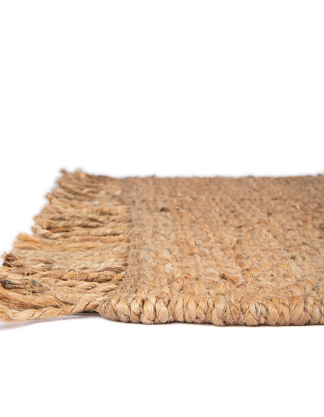 Natural 1' 2 x 10' Chunky Jute Table Runner Area Rug Decorative Dining Room Kitchen All Natural Material Table Cover 100% All Natural Jute Sustainable Eco-Friendly Carpet Mat for Natural Interior Design Homes for Sale at Rug Engine