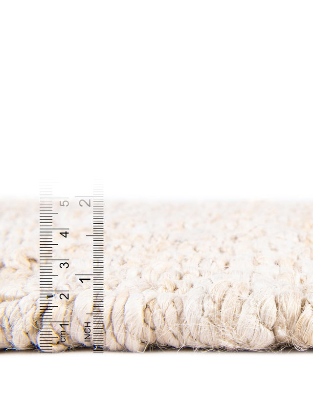 Ivory 1' 2 x 4' 1 Chunky Jute Table Runner