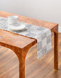 Ivory 1' 2 x 6' 1 Chindi Cotton Table Runner
