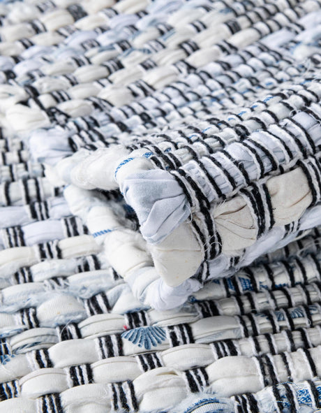 Ivory 1' 2 x 4' 1 Chindi Cotton Table Runner Area Rug Decorative Dining Room Kitchen All Natural Material Table Cover Interior Design Home Decor Carpet Mat for Sale at Rug Engine