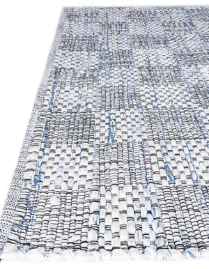 Ivory 1' 2 x 10' Chindi Cotton Table Runner