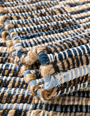 Dark Gray 1' 2 x 4' 1 Chindi Jute Table Runner