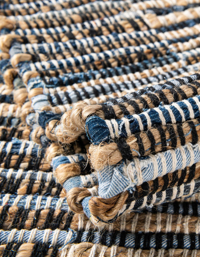 Dark Gray 1' 2 x 4' 1 Chindi Jute Table Runner