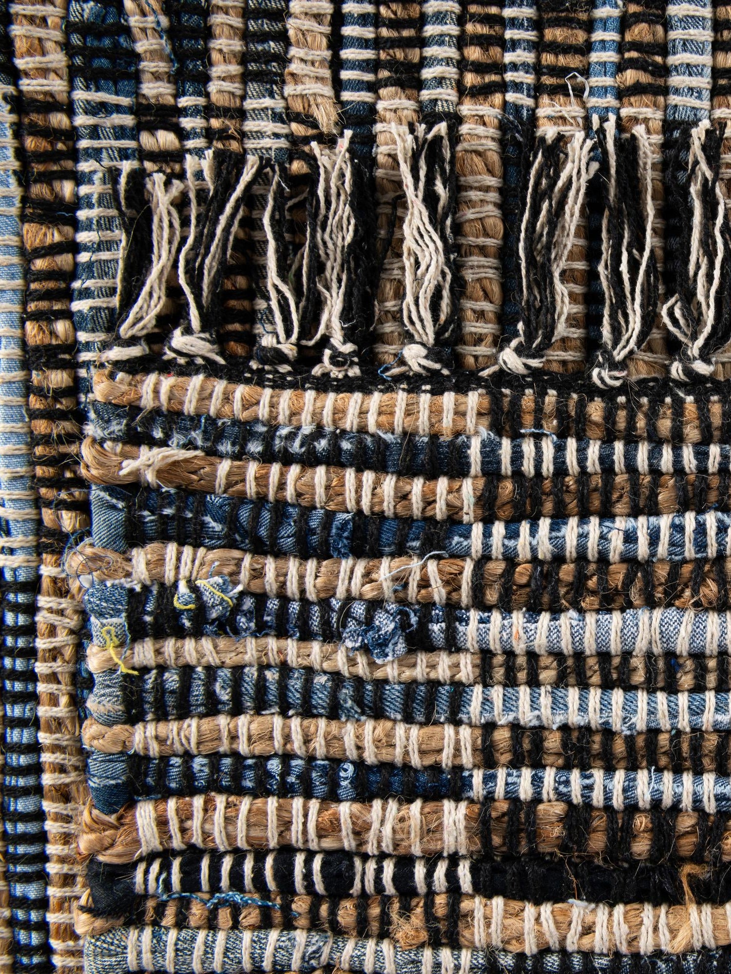 Dark Gray 1' 2 x 5' 1 Chindi Jute Table Runner Area Rug Decorative Dining Room Kitchen All Natural Material Table Cover Interior Design Home Decor Carpet Mat for Sale at Rug Engine