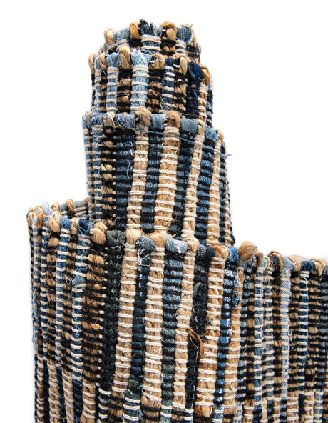 Dark Gray 1' 2 x 4' 1 Chindi Jute Table Runner Area Rug Decorative Dining Room Kitchen All Natural Material Table Cover Interior Design Home Decor Carpet Mat for Sale at Rug Engine