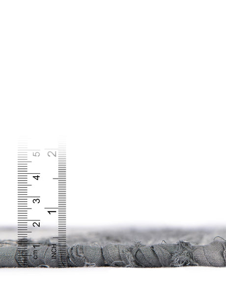 Gray 1' 2 x 8' Chindi Rag Table Runner Area Rug Decorative Dining Room Kitchen All Natural Material Table Cover 100% Cotton All Natural Eco-Friendly Carpet Mat Decor for Homes for Sale at Rug Engine