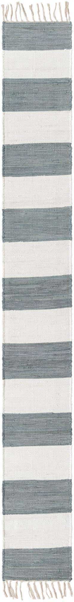 Gray 1' 2 x 10' Chindi Rag Table Runner