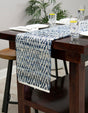 Denim 1' 2 x 8' Chindi Chevron Table Runner