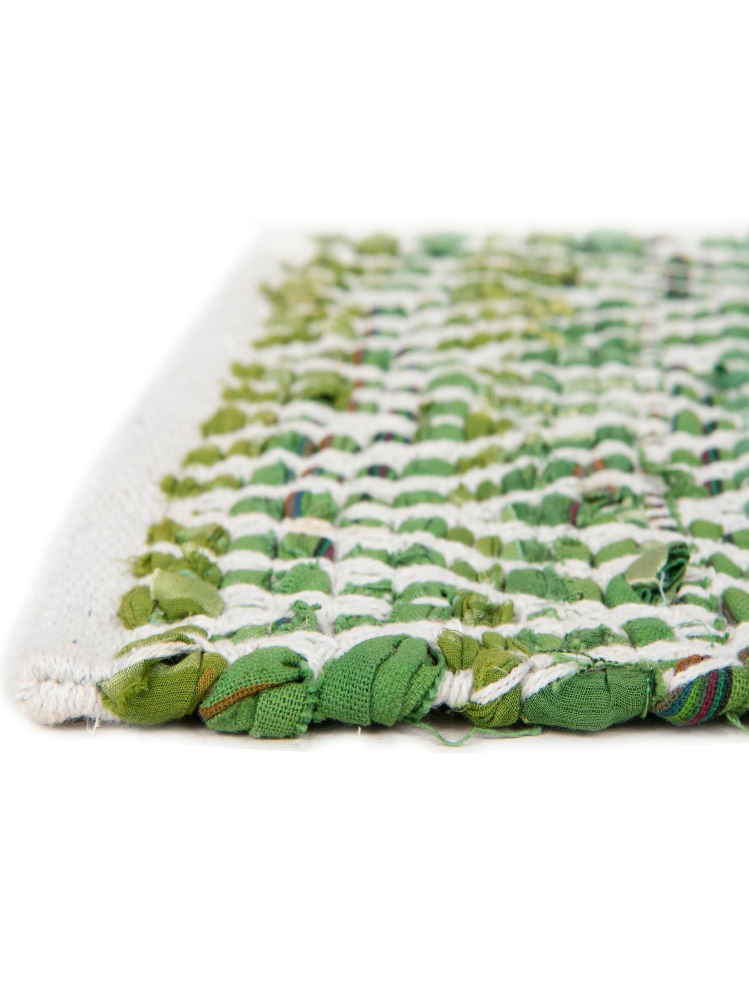 Green 1' 2 x 4' 1 Chindi Chevron Table Runner Area Rug Decorative Dining Room Kitchen All Natural Material Table Cover 100% Denim Cotton All Natural Modern Geometric Carpet Dining Living Rooms Bathroom Dorm Decor for Sale at Rug Engine