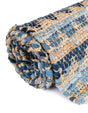 Navy Blue 1' 2 x 10' Chindi Jute Table Runner
