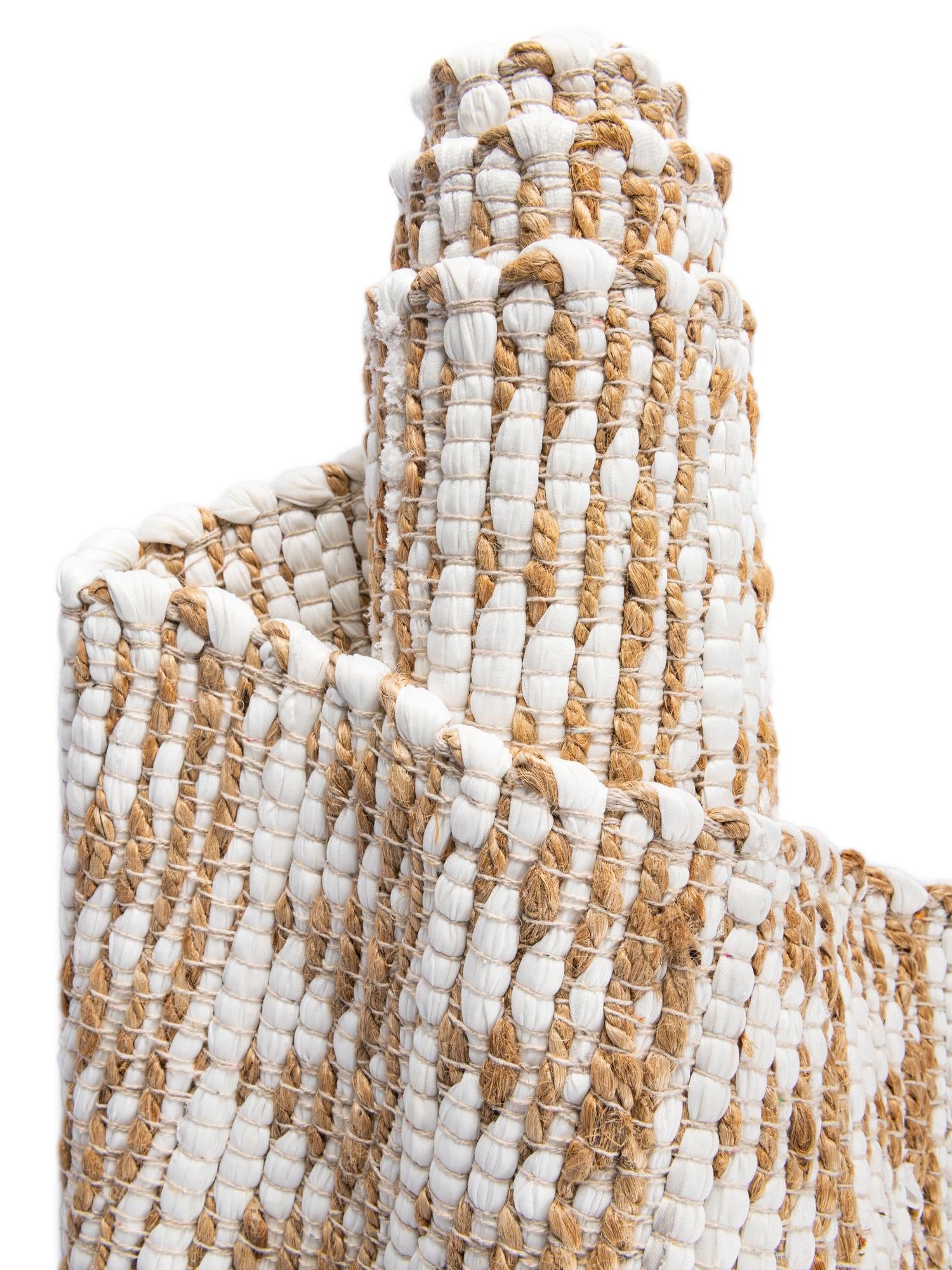 White 1' 2 x 4' 1 Chindi Jute Table Runner Area Rug Decorative Dining Room Kitchen All Natural Material Table Cover Interior Design Home Decor Carpet Mat for Sale at Rug Engine