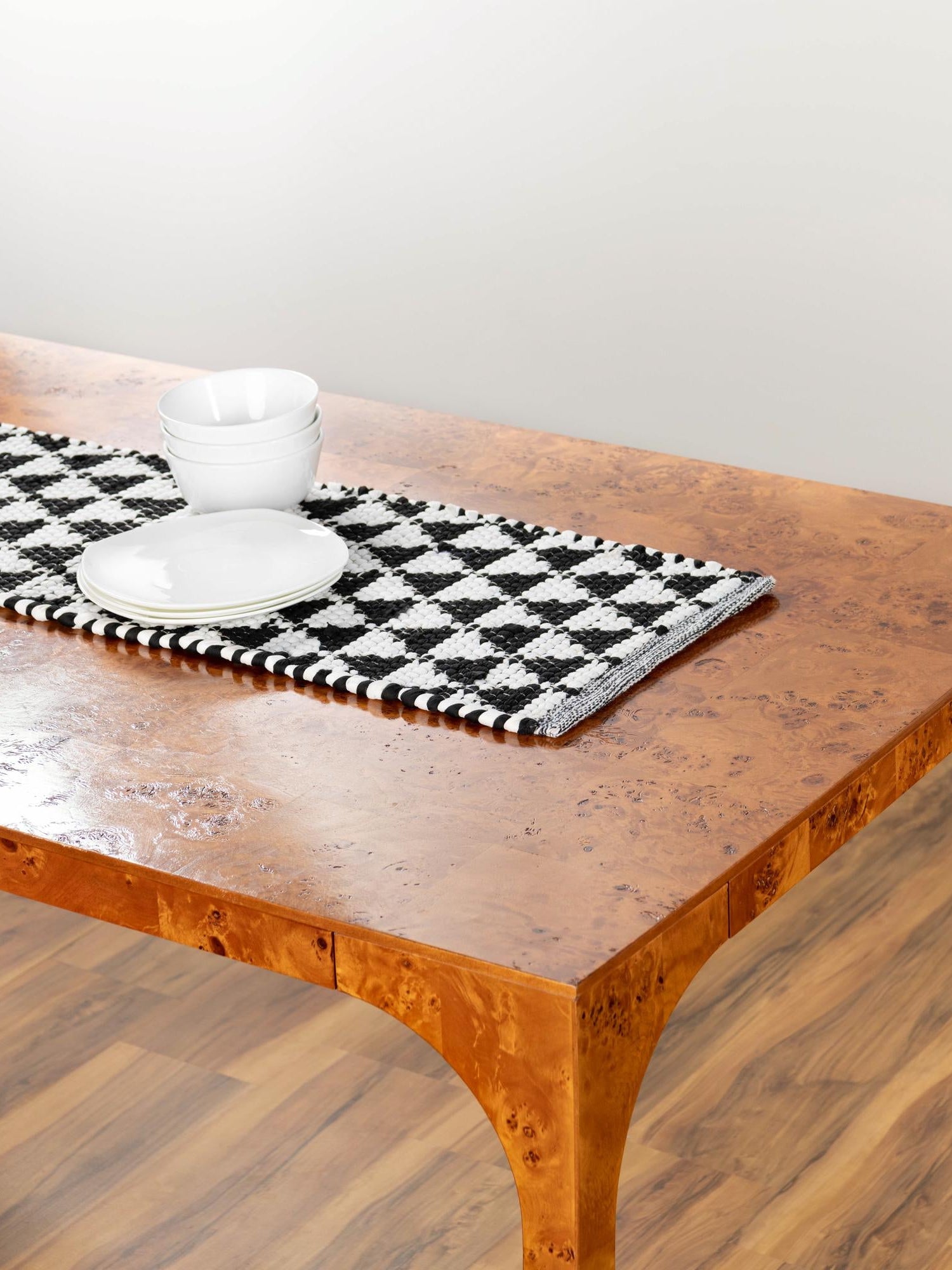 Black and White 1' 2 x 5' 1 Chindi Jute Table Runner Area Rug Decorative Dining Room Kitchen All Natural Material Table Cover Interior Design Home Decor Carpet Mat for Sale at Rug Engine