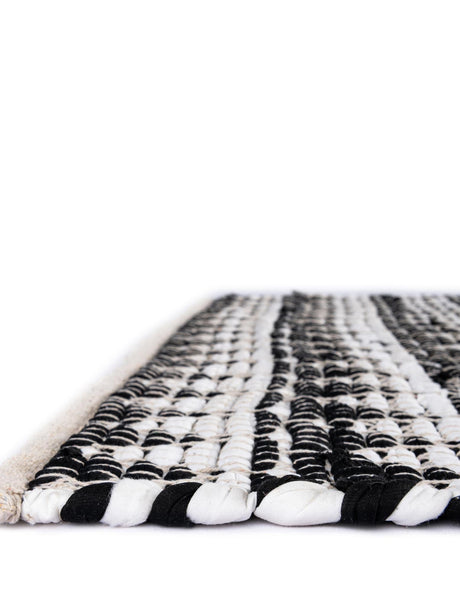 Black and White 1' 2 x 4' 1 Chindi Jute Table Runner Area Rug Decorative Dining Room Kitchen All Natural Material Table Cover Interior Design Home Decor Carpet Mat for Sale at Rug Engine