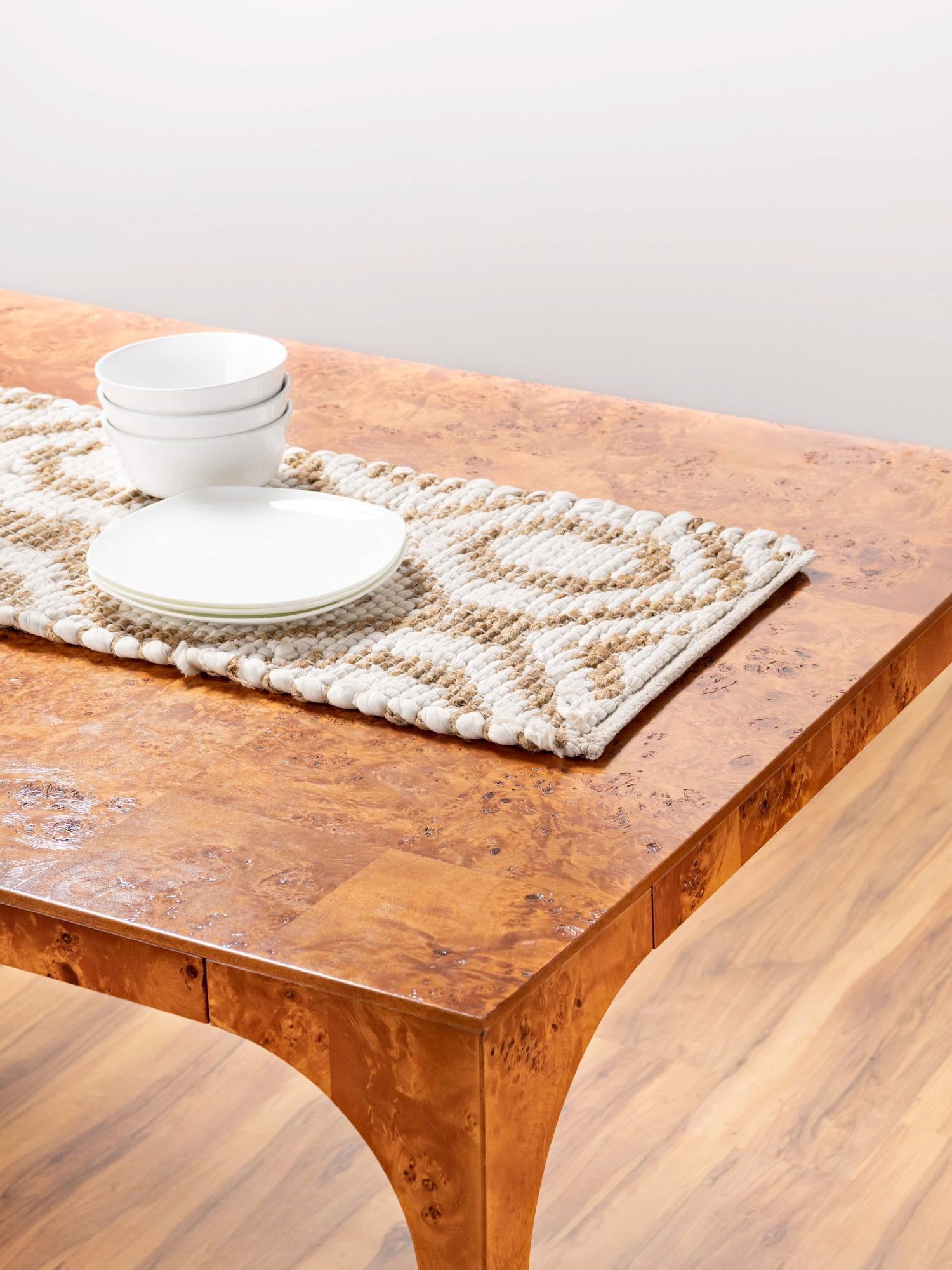 White 1' 2 x 4' 1 Chindi Jute Table Runner Area Rug Decorative Dining Room Kitchen All Natural Material Table Cover Interior Design Home Decor Carpet Mat for Sale at Rug Engine