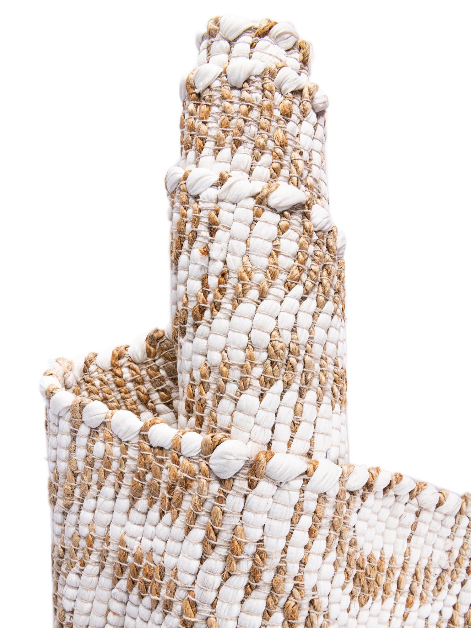White 1' 2 x 10' Chindi Jute Table Runner Area Rug Decorative Dining Room Kitchen All Natural Material Table Cover Interior Design Home Decor Carpet Mat for Sale at Rug Engine