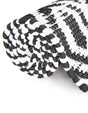 Black and White 1' 2 x 6' 1 Chindi Jute Table Runner