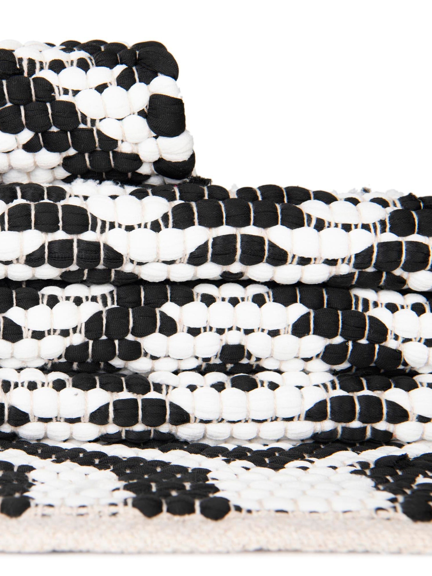 Black and White 1' 2 x 8' Chindi Jute Table Runner Area Rug Decorative Dining Room Kitchen All Natural Material Table Cover Interior Design Home Decor Carpet Mat for Sale at Rug Engine