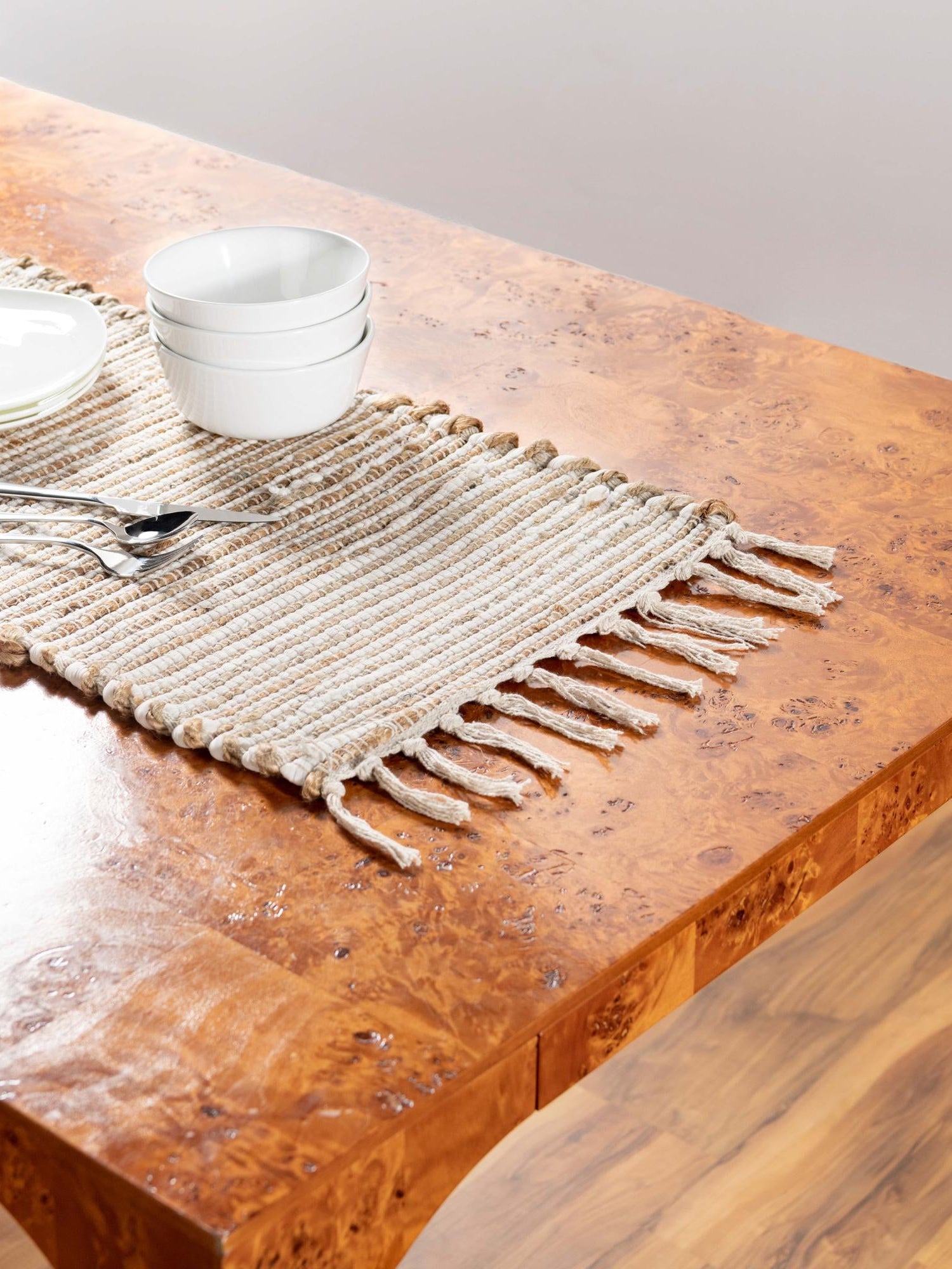 Natural 1' 2 x 6' 1 Chindi Jute Runner Area Rug Decorative Dining Room Kitchen All Natural Material Table Cover Interior Design Home Decor Carpet Mat for Sale at Rug Engine