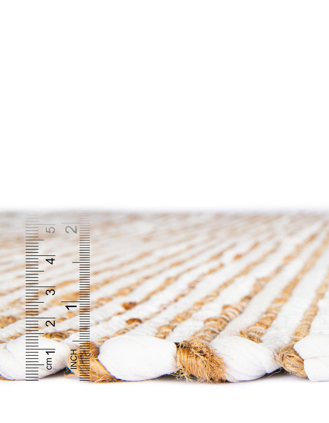 Natural 1' 2 x 5' 1 Chindi Jute Table Runner