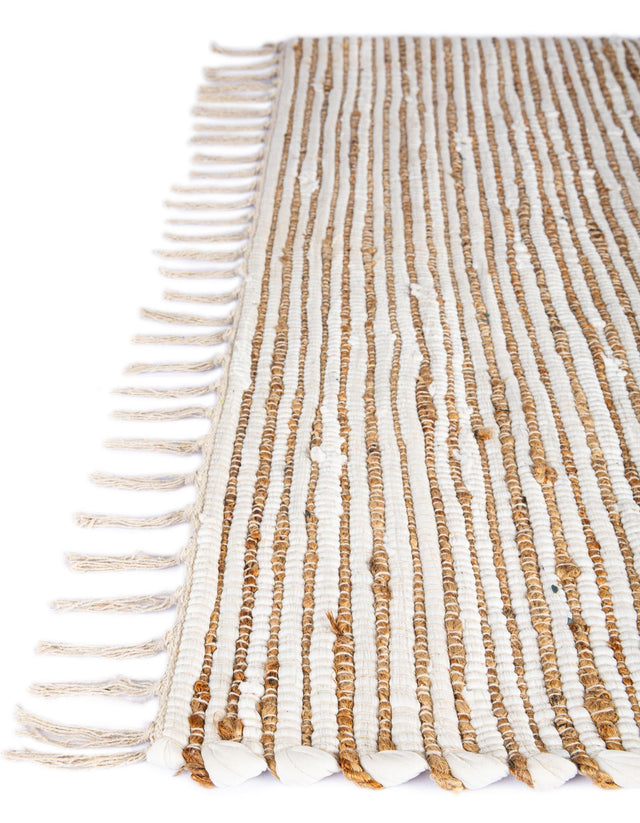Natural 1' 2 x 5' 1 Chindi Jute Table Runner