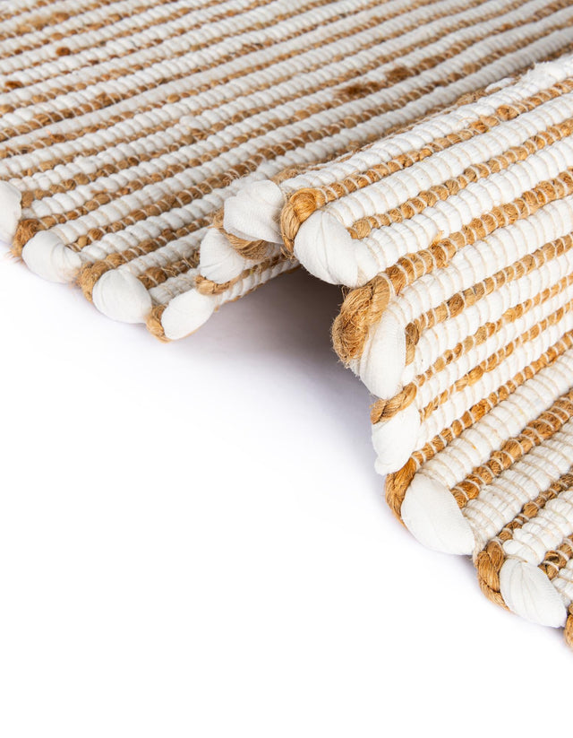 Natural 1' 2 x 5' 1 Chindi Jute Table Runner