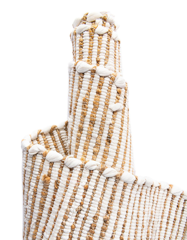 Natural 1' 2 x 5' 1 Chindi Jute Table Runner