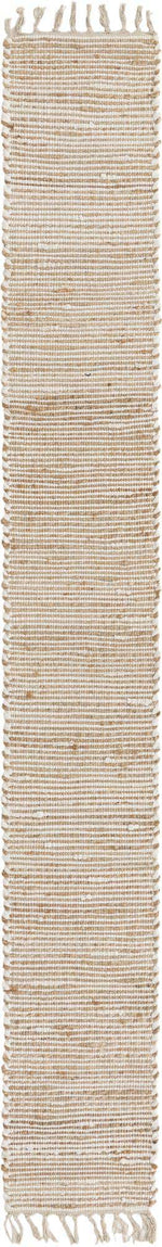 Natural 1' 2 x 10' Chindi Jute Table Runner
