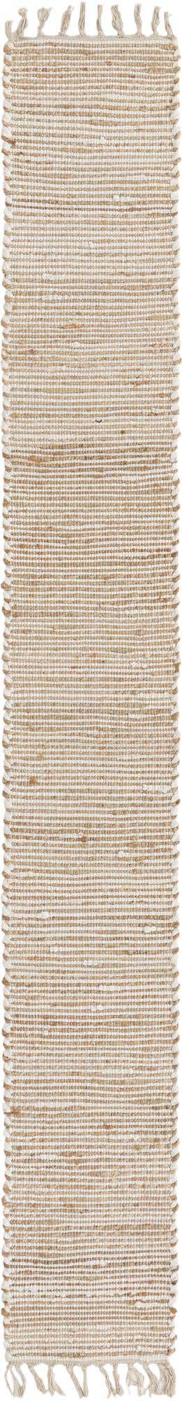 Natural 1' 2 x 10' Chindi Jute Table Runner