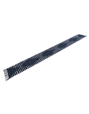 Navy Blue 1' 2 x 10' Chindi Cotton Table Runner