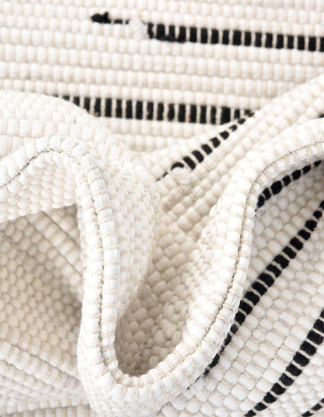 White 2' 2 x 3' 7 Chindi Cotton Hearth Half-Round Semicircle Area Rug Interior Design Home Decor Carpet Mat for Sale at Rug Engine