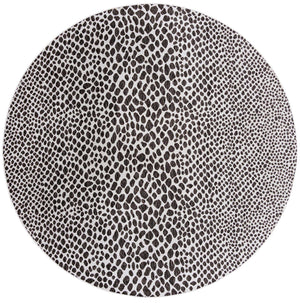 Black 10' 8 x 10' 8 Jill Zarin Outdoor Round Area Rug Weather Resistant for Patio, Deck, Terrace, Balcony, Porch Durable 100% Polypropylene Carpet for Outside for Sale at Rug Engine