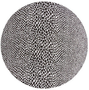 Black 13' 1 x 13' 1 Jill Zarin Outdoor Round Area Rug Weather Resistant for Patio, Deck, Terrace, Balcony, Porch Durable 100% Polypropylene Carpet for Outside for Sale at Rug Engine