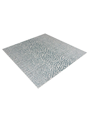 Teal 10' 8 x 10' 8 Jill Zarin Outdoor Square Area Rug Weather Resistant for Patio, Deck, Terrace, Balcony, Porch Durable 100% Polypropylene Carpet for Outside for Sale at Rug Engine