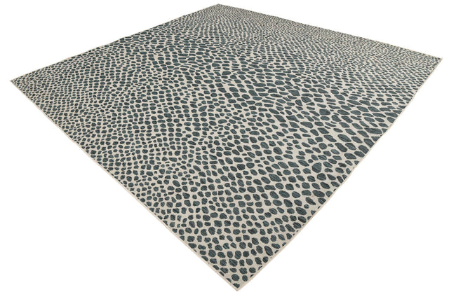 Teal 10' 8 x 10' 8 Jill Zarin Outdoor Square Area Rug Weather Resistant for Patio, Deck, Terrace, Balcony, Porch Durable 100% Polypropylene Carpet for Outside for Sale at Rug Engine