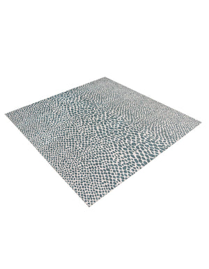Teal 13' 1 x 13' 1 Jill Zarin Outdoor Square Area Rug Weather Resistant for Patio, Deck, Terrace, Balcony, Porch Durable 100% Polypropylene Carpet for Outside for Sale at Rug Engine