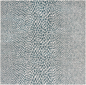Teal 13' 1 x 13' 1 Jill Zarin Outdoor Square Area Rug Weather Resistant for Patio, Deck, Terrace, Balcony, Porch Durable 100% Polypropylene Carpet for Outside for Sale at Rug Engine