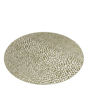Green 13' 1 x 13' 1 Jill Zarin Outdoor Round Area Rug Weather Resistant for Patio, Deck, Terrace, Balcony, Porch Durable 100% Polypropylene Carpet for Outside for Sale at Rug Engine