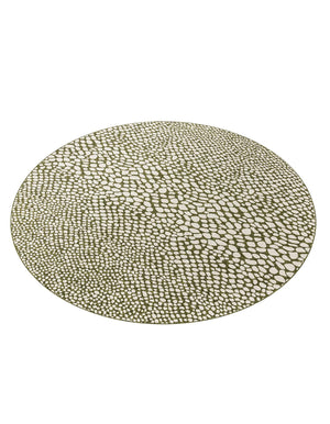 Green 13' 1 x 13' 1 Jill Zarin Outdoor Round Area Rug Weather Resistant for Patio, Deck, Terrace, Balcony, Porch Durable 100% Polypropylene Carpet for Outside for Sale at Rug Engine